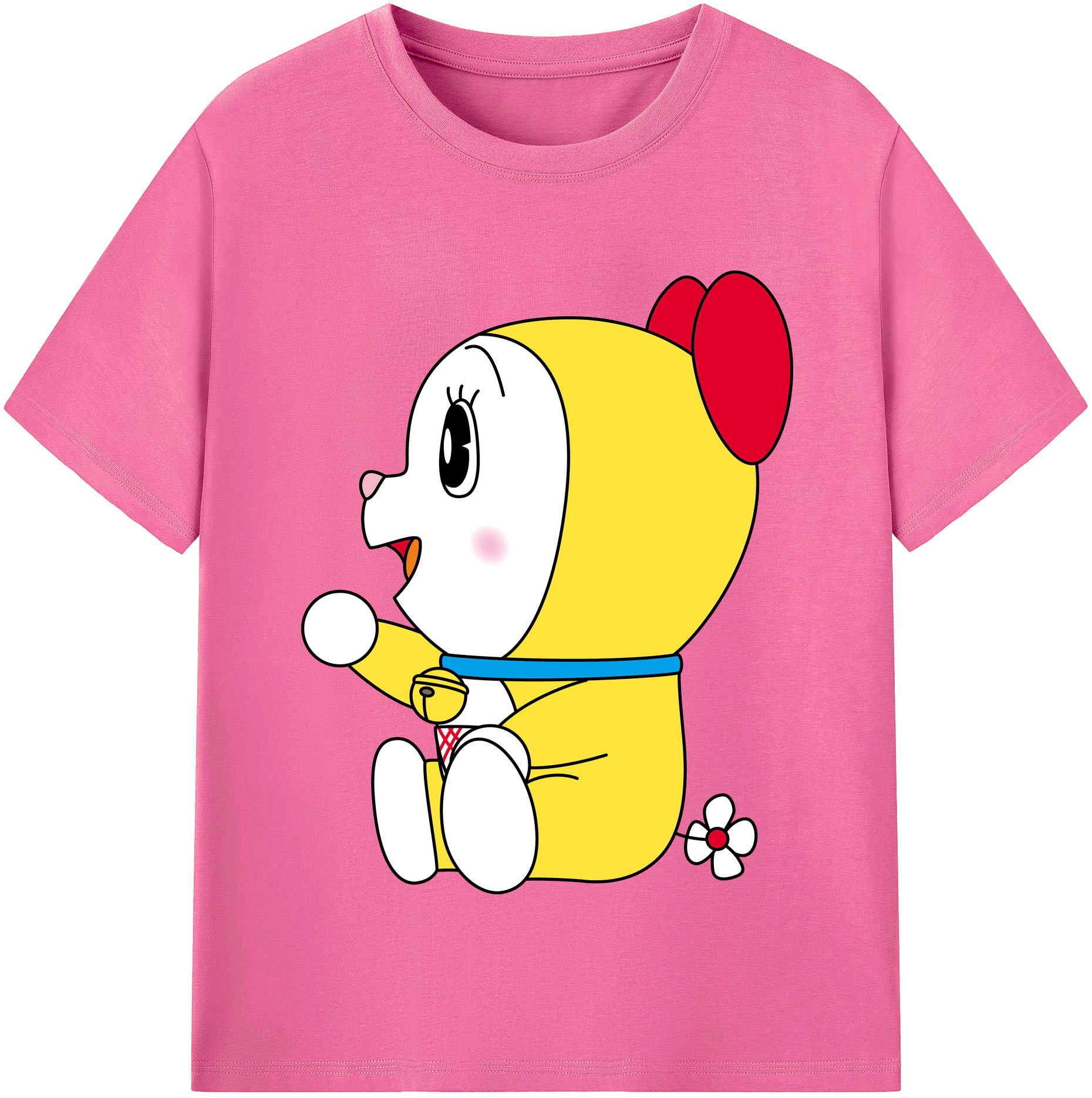 （画像用） ドラえもん ドラミ Doraemon Dorami レディースカジュアルプリントTシャツ（綿100％）